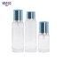 Hot Selling Skincare Packaging Silver Line Acrylic 45ml 50g 100ml 125ml Cream Lotion Glass Jar Bottle