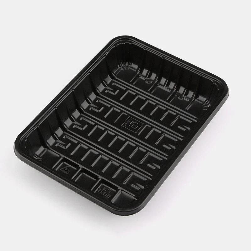 Custom disposable plastic packing tray , clear plastic blister tray