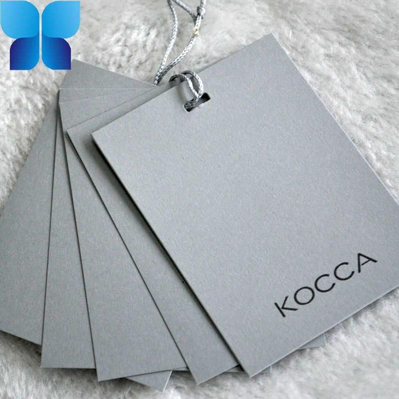 300g White Cardboard Tag Famous Brands for Private Business Card