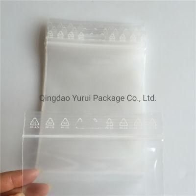 LDPE Transparent Reclosable Bags with Hang Hole