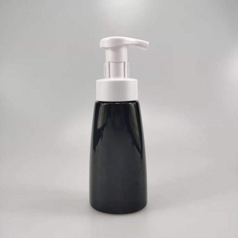 Clear Amber Pet Facial Cleanser Mousse Foam Pump Bottle