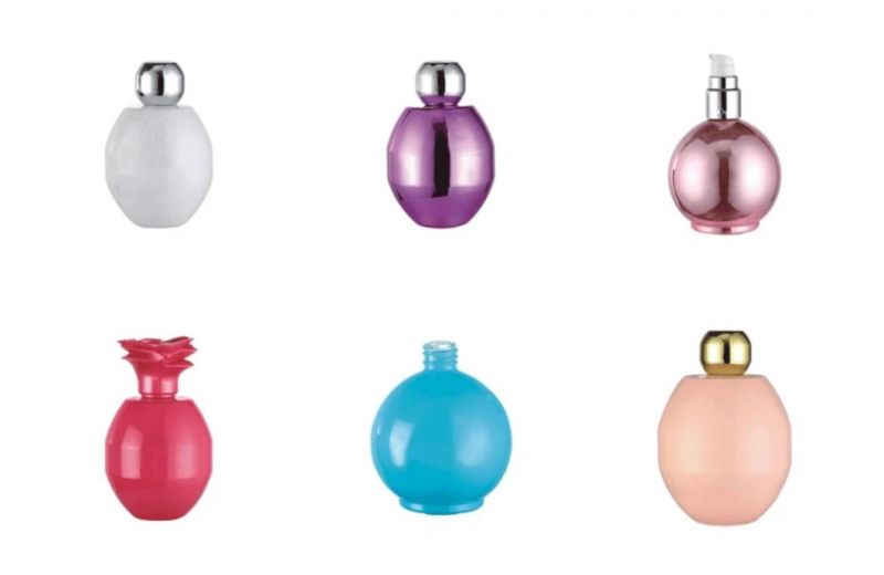 110ml Hexagon Perfume Bottle Gradually Changing Color Glass Bottle Can Be Customized Color