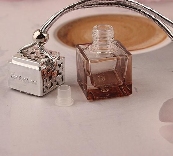 8ml Wholesale Glass Perfume Bottle Car Fragrance Pendant Empty Perfume Hanging Diffuser