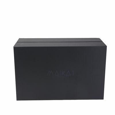 Custom Luxury Cardboard Black Corrugated Boxes for Luxury Clothing Packaging