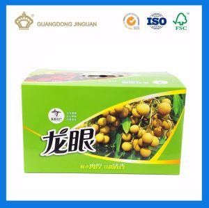 Customized Full Color Printing Rigid Longan Fruit Packaging Corrugated Carton Box