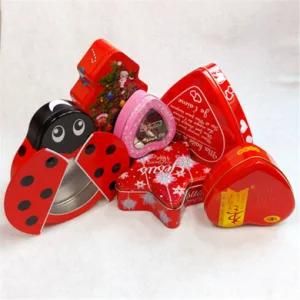 Heart-Shaped Chocolate Tin Box, Size 179*173*35mm