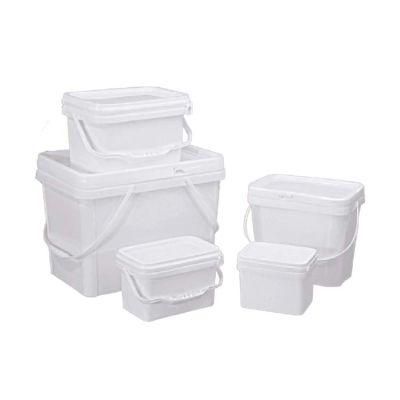 Hot Sale Chinese Manufacturers Portable 25L Chemical Products Plastic Rectangle Bucket with Lid