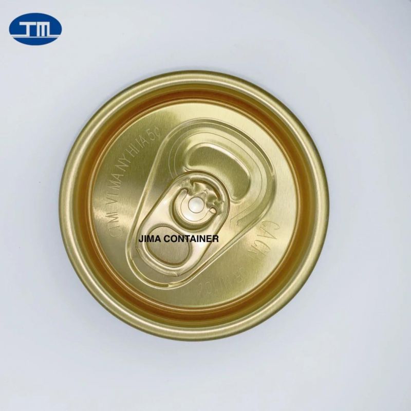 High Temperature Retort Aluminum Lids Ends Silver 202 Cdl 200cdl