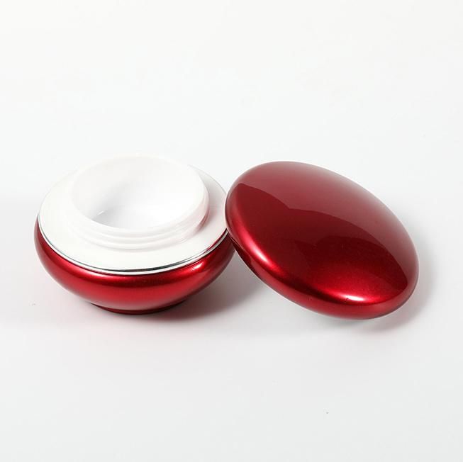 20g New Design Red Cream Jar Plastic Container for Cosmetic