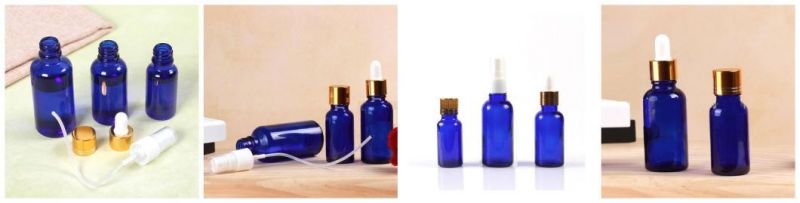 50ml Amber/Blue Essential Oil Glass Bottles