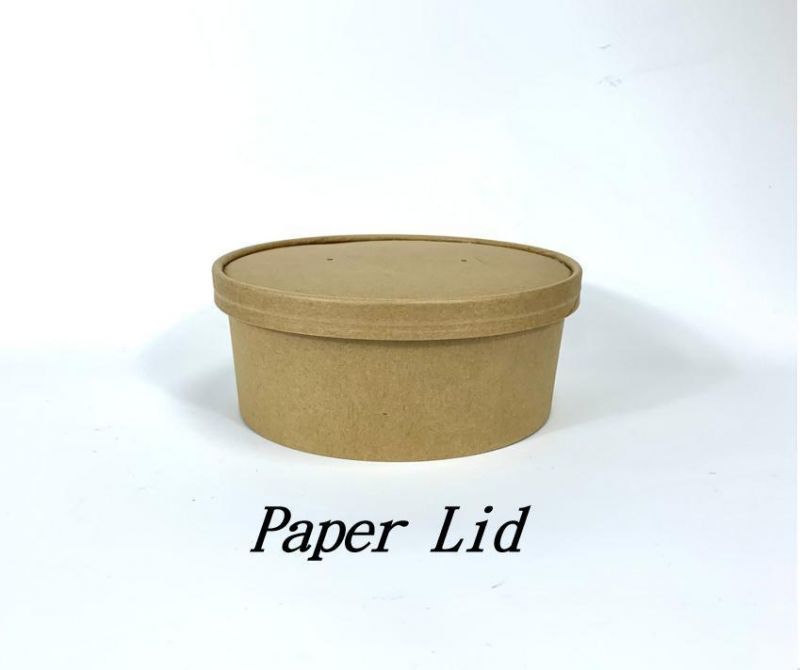 Custom Logo Eco-Friendly Food Packaging Paper Salad Bowl