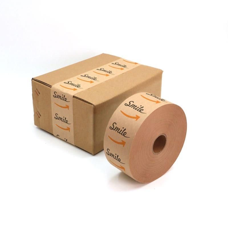 Heavu Duty Packing Kraft Paper Tape Water Box Packing Sealing Shipping Bonding Widely Use Brown Tape