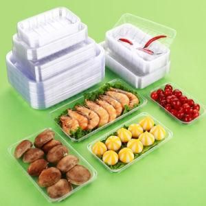 Pet PS Plastic Fresh Food Packaging Tray for Meat Fruit and Vegetable