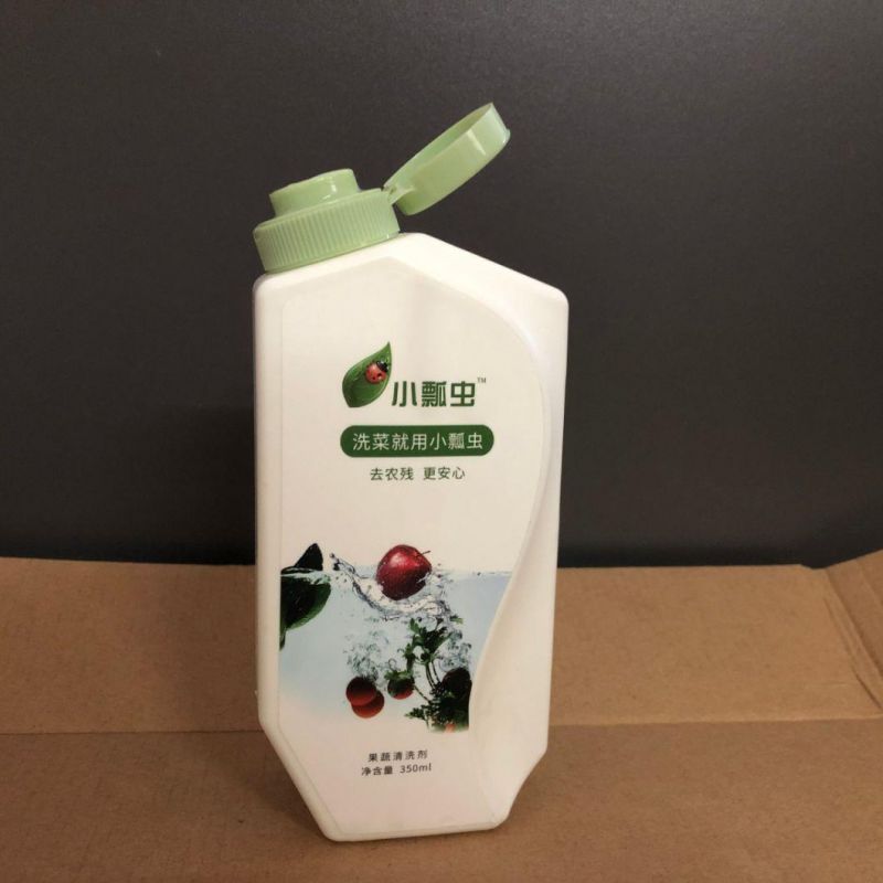 350ml PE Plastic Material Speical Designed Detergent Liguid Package Bottle