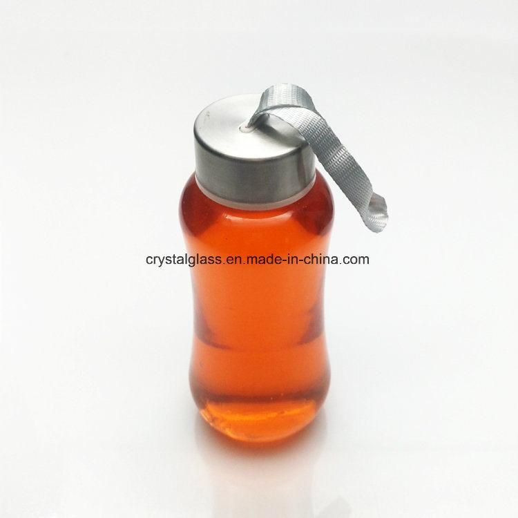 Custom Logo Printing Glass Water Bottle 300ml