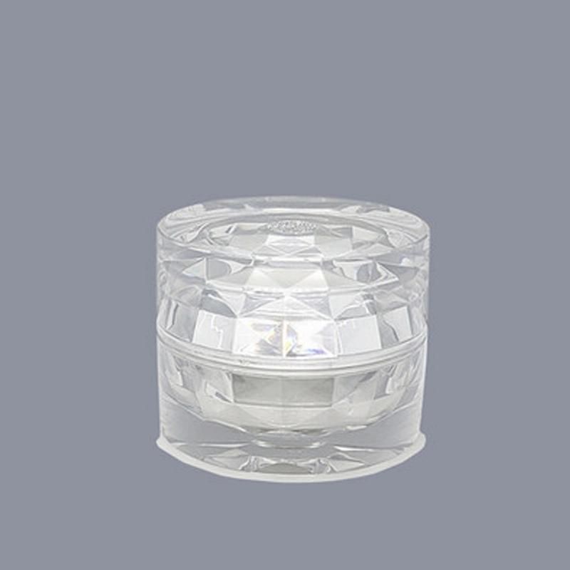 in Stock Factory Direct Sales 30 50g Cosmetic Jar Packaging Double Wall Acrylic Jar for Cream Luxury