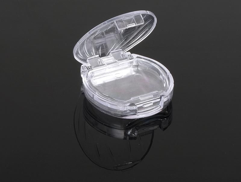 Hot Selling Transparent Round Eye Shadow Case Compact Powder Case for Makeup Packaging