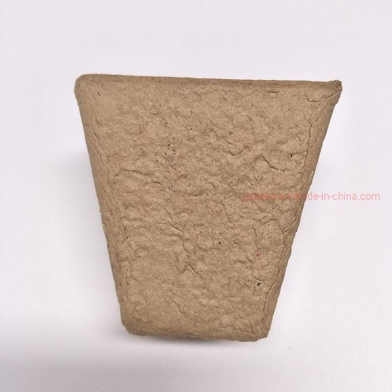 Square Germination Pot Pulp Plant Cup Nursery Gardening Cup Seedling Planting Seed Pot