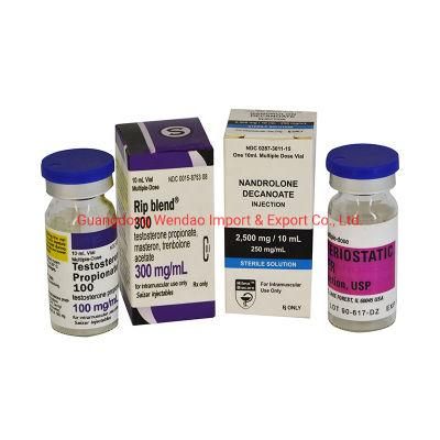 Custom Printed Steroid HGH Peptide Perfume Essential Oil 2ml/10ml/30ml Vial Packaging Box