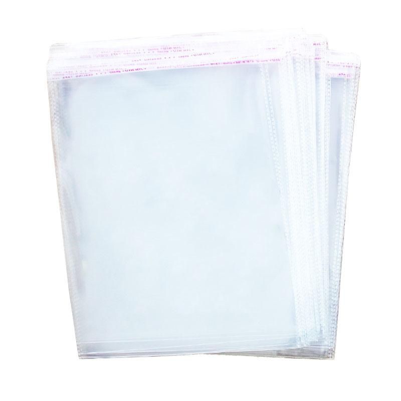 OPP Plastic Cellophane Bag Clear Shirt/Clothes Packing Custom Poly Bag