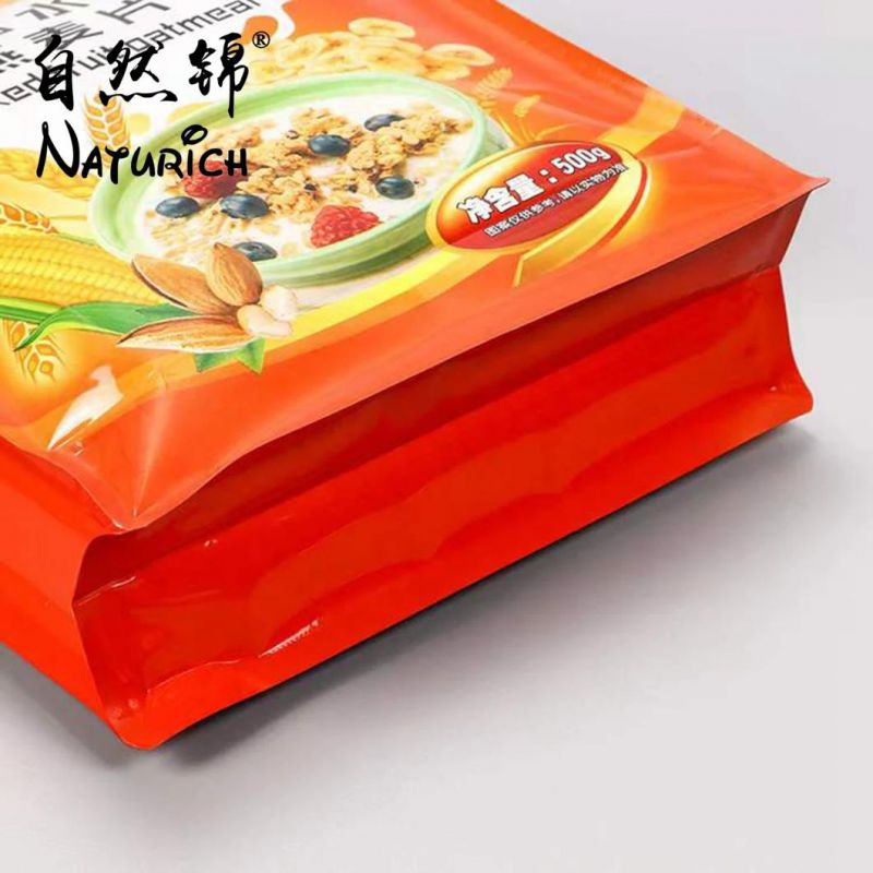 500g Granola Oatmeal Cookies Packaging Bag Mylar Bag Food Packaging Pouches