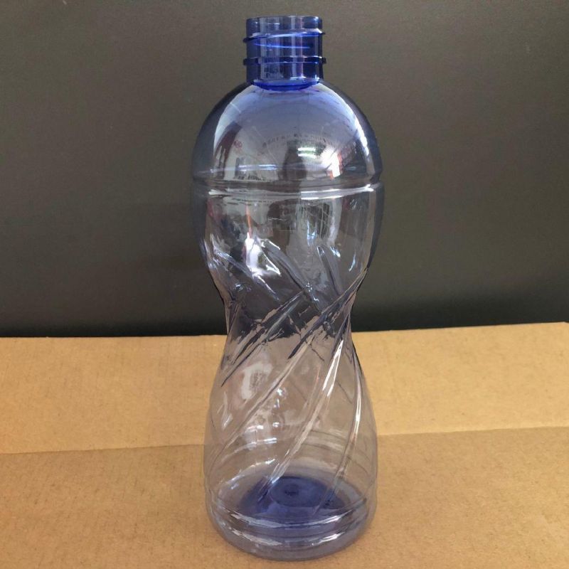 450ml Transparent Blue Color Plastic Water and Liquid Bottle