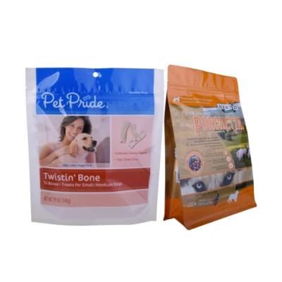 5~10kg Square Bottom Top Zipper Pet Food Packaging Bag Compostable