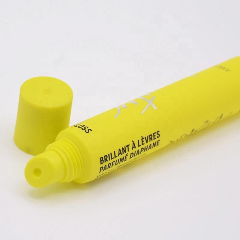 19mm Yellow Lip Balm Container/ Lip Gloss Tube