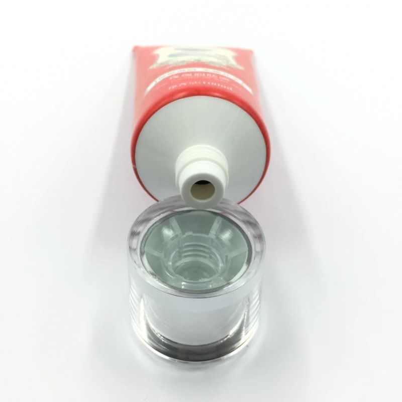 Plastic Empty Soft PE Oval Cosmetic Packaging Tube for Appearance Level Cream