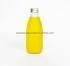 250ml 500ml Glass Round Beverage Juice Bottle with Metal Lid