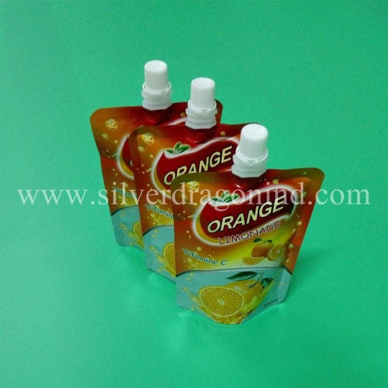 Stand-up Spout Pouch for 200ml Juice Packing