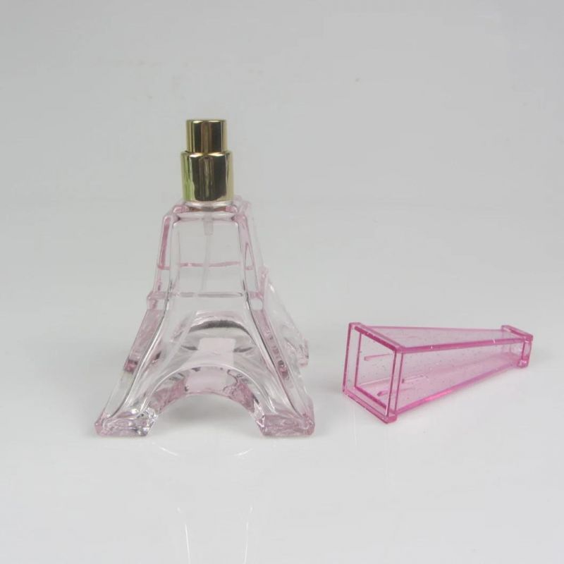 Special Crystal Clear Glass Perfume Bottle with Cap