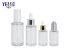 Triangle Shape Plastic Dropper Bottles Skincare Essence Oil Serum Bottle