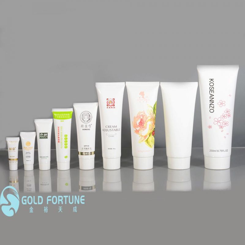 Custom Printed Empty Skin Hand Cream Tube Cosmetic Plastic Packaging