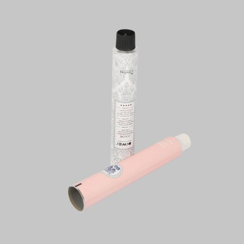 Custom Cosmetic Collapsible Aluminium Tube for Hair Color Dye