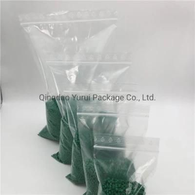 Food Grade Custom Size Zip Lock Wholesale Clear Plastic Bags