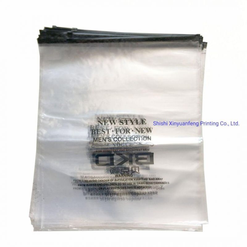 Customized OEM Logo PE Poly Bags for Clothing Packaging Bags Ziplock Bags