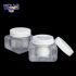 50g Wholesale Square PS Plastic Double Wall Cosmetic Cream Jar