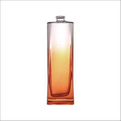 100ml Cuboid Perfume Bottle Gradually Changing Color Spray Glass Bottle Can Be Customized Color