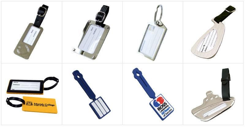 Wholesale Customized Logo Souvenir Heart Shaped Metal Luggage Tag Keychain