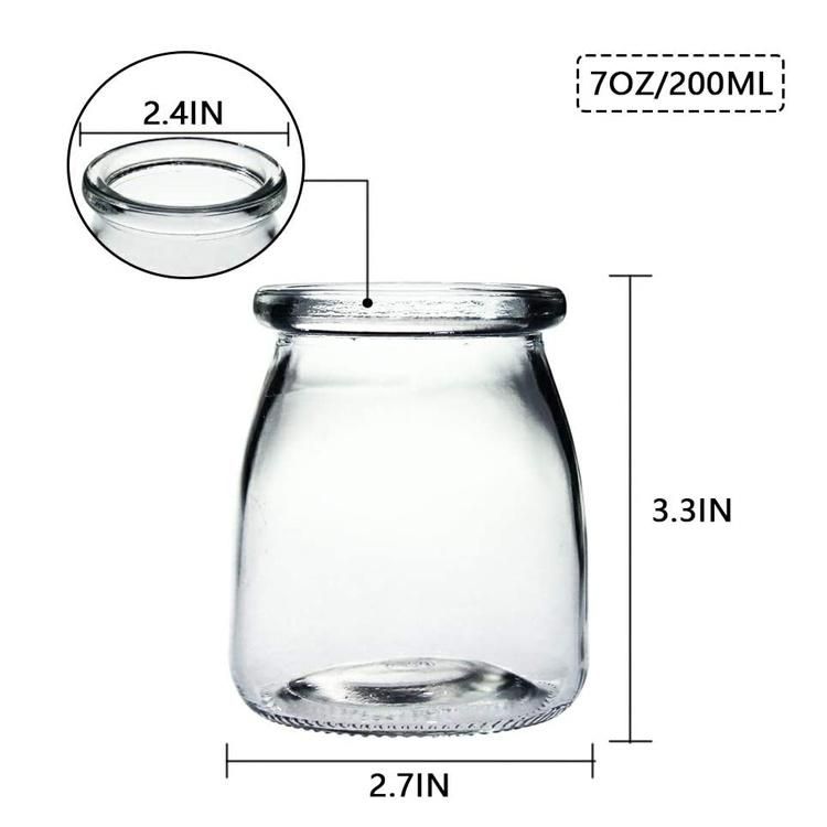 Cheap BPA Free 100ml 200ml Message Wishing Jars Glass Pudding Bottle with Cork