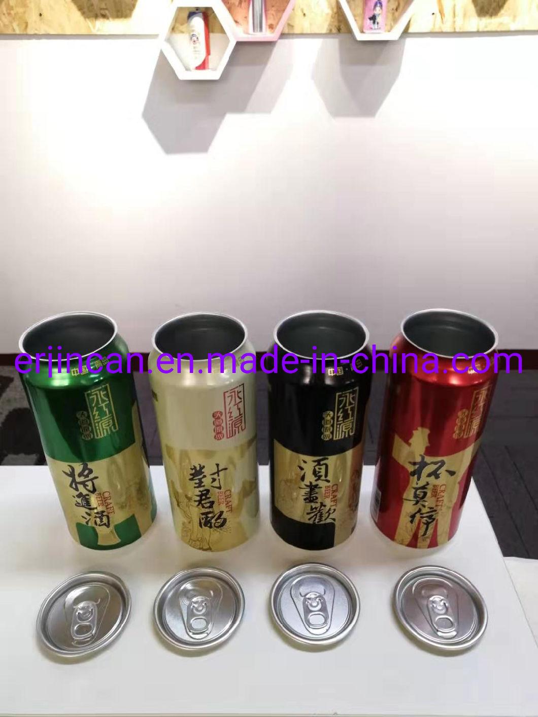 500ml Aluminum Can for Beer Beverage Packaging