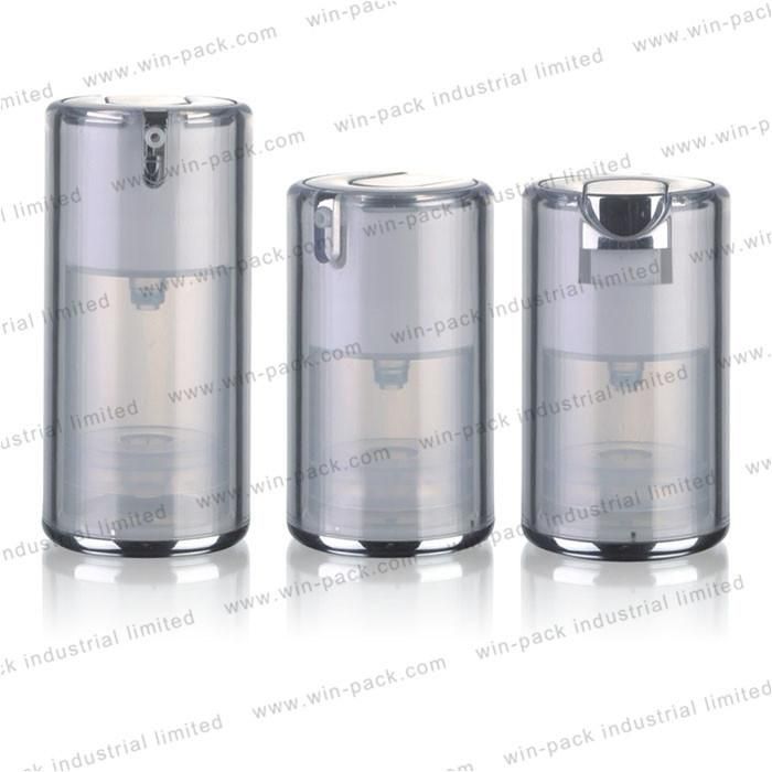 Hot Sell Transparent Round Airless Bottle 30ml 50ml for Lotion Packing