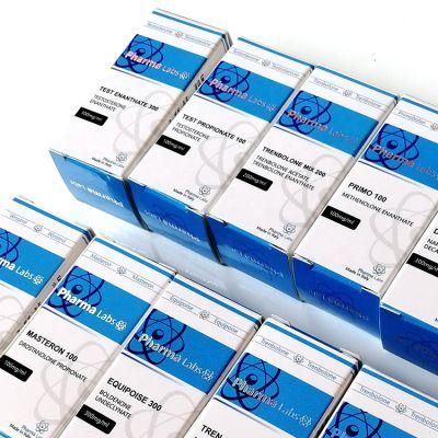a Set of Pharmaceutical Packaging Products High Quality 10ml Vial Paper Steroid Anabolic Box