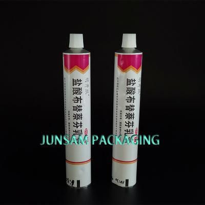 Pharmacy Aluminium Packaging Cosmetic Hair Color Cream Body Therapy Collapsible Environmental Tube