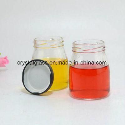 100ml Glassmilk Pudding Jar Yoghurt Packing Jar with Tin Cap