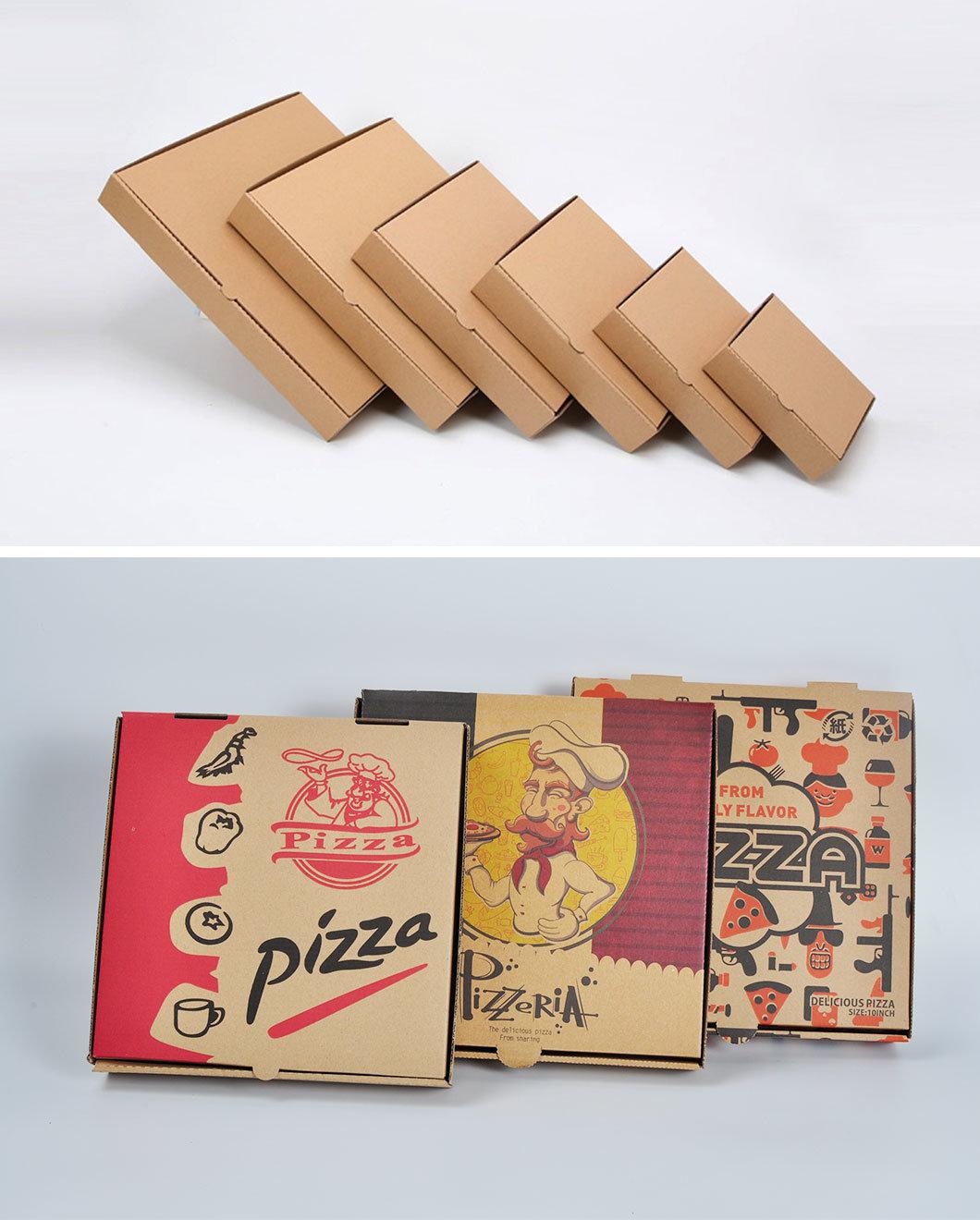 Eco-Friendly Biodegradable Customized 3-Layers Corrugated Pizza Box