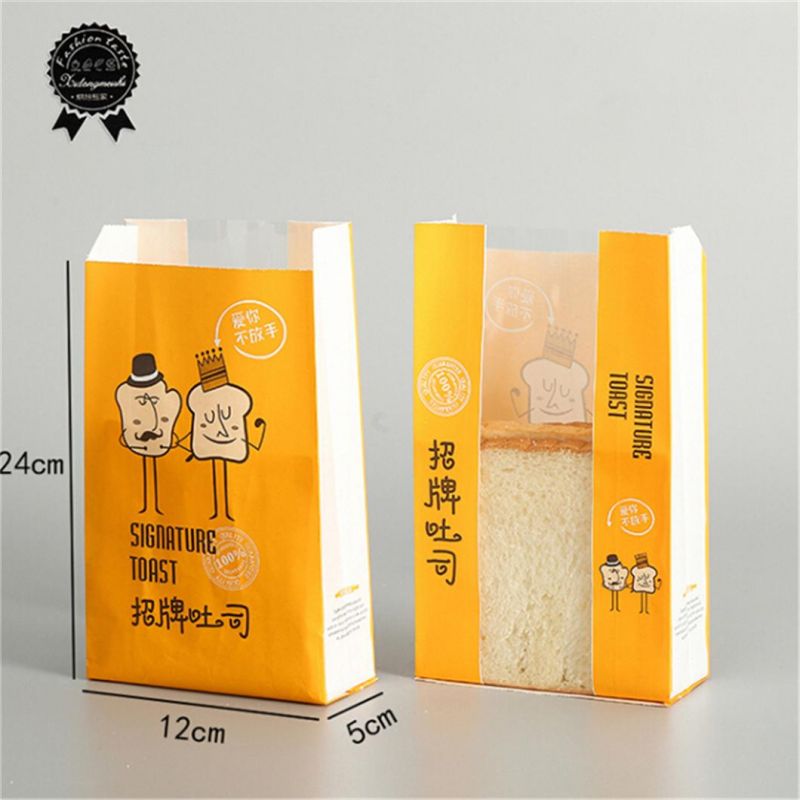 Auto Machine Make Paper Bread Bag - Bakery Packaging Paper Bag