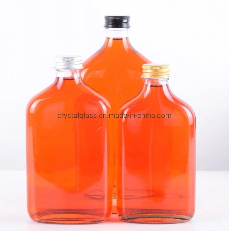 Fruit Juice Glass Bottle Jucing Bottle Drinking Glass Bottle with Metal/Plastic Lid