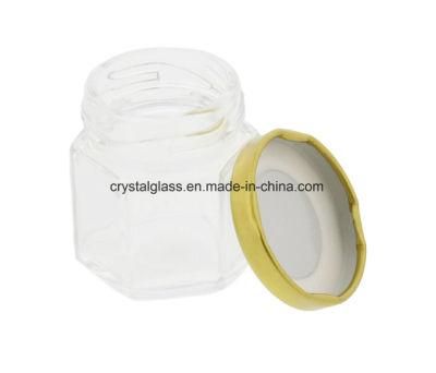 1.5oz 45ml Hexagon Glass Jars Baby Food Packing Glass Container
